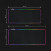 Mousepad Gamer Rgb Led Alfombrilla Mouse Tapete Usb