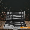 Kit De Utensilios Parrillero De Acero Inoxidable