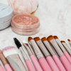 Brochas Para Maquillaje 20 Pzs + Cepillo Limpiador Facial