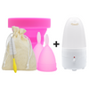 Kit Copa Menstrual Certificada + Esterilizador Eléctrico