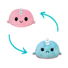 Peluche Kawaii De Ballena Narval Reversible Feliz - Enojado