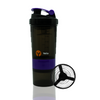 Vaso Shaker Mezclador para Proteína con Agitador y Pastillero 500ml