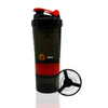 Vaso Shaker Mezclador para Proteína con Agitador y Pastillero 500ml