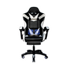 Silla Ergonómica Gamer con Asiento Ajustable, Descansa Pies y Masajeador