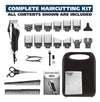 Maquina Cortadora De Cabello Wahl Chrome Pro Kit 17 Piezas